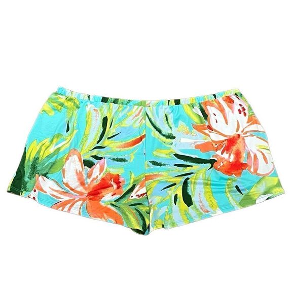 Lilac + London Women’s Tropical Floral Pajama Short Bottoms, Size X-Large, New - Picture 2 of 7